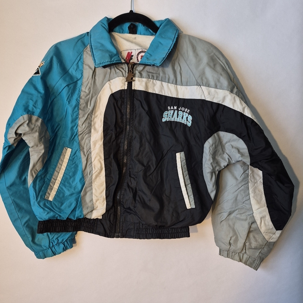 San Jose Sharks Colorblock Jacket Kids